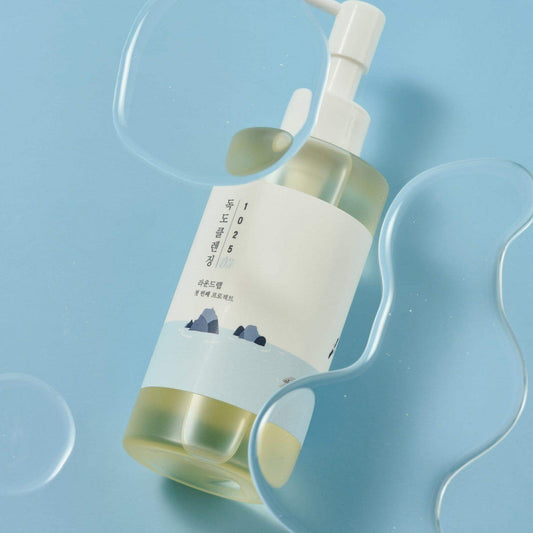 Round Lab 1025 Dokdo Cleansing Oil - Help remove makeup, sebum, blackhead, fine dust, and grime, cleanses and moisture
