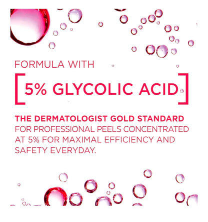 L'Oréal Paris Revitalift 5% Pure Glycolic Acid - Tónico exfoliante con aloe vera, sin alcohol ni fragancia