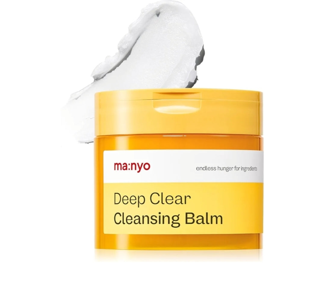 ma:nyo Deep Clear Cleansing Balm - Vegan, Daily Makeup Remover with Natural plant oils with Revercellar Technology that allows for better attraction of dirt & grime