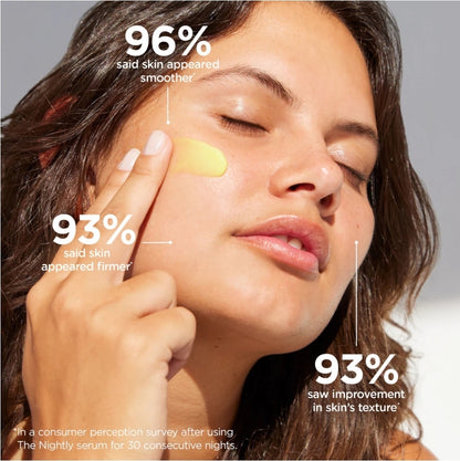 BeautyBio The Nightly - Suero reparador de retinol de noche reafirmante y suavizante