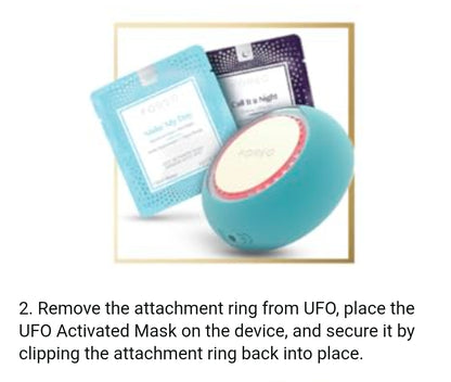 Foreo UFO Smart Mask Treatment Device - Face Mask in 90 Seconds, Mask Treatment Device combining Advanced Facial Mask Treatment with Thermos/Cry/LED Light Therapy, Bluetooth