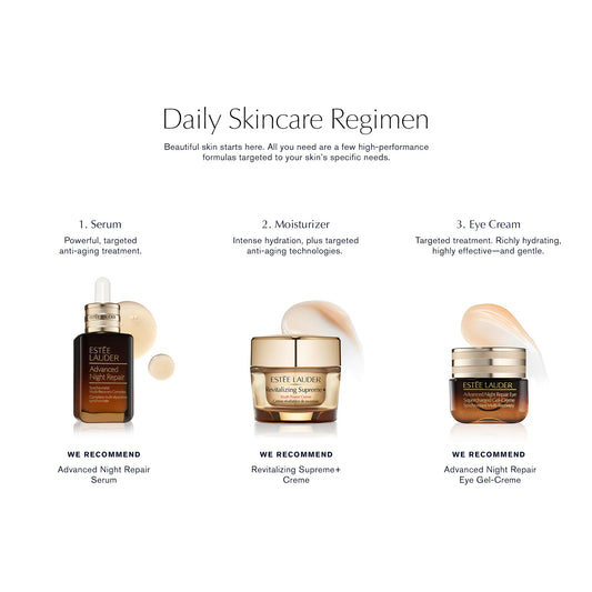 Estee Lauder Advanced Daily Antiaging Skincare Regimen - 3 Piece Skincare Set + Free SkinCare Bag