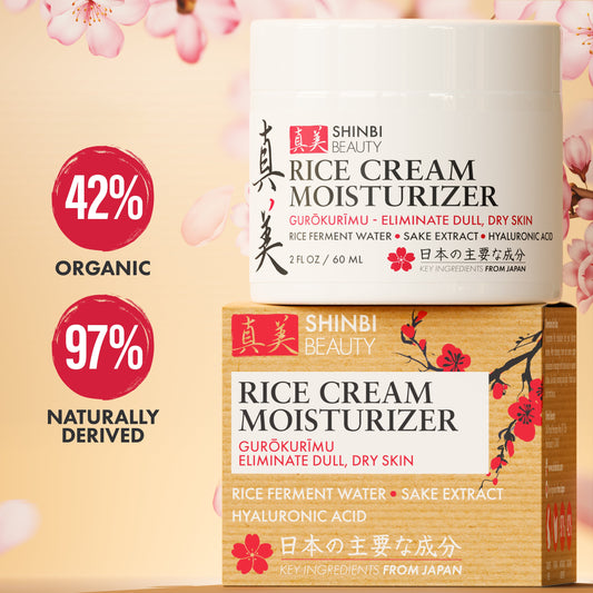 Crema hidratante de arroz Shinbi Beauty