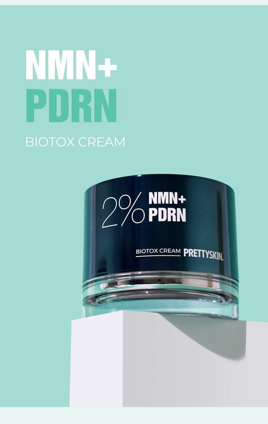 Prettyskin 2% NMN+ PDRN Biotox Cream - Anti-Aging and Skin Regeneration