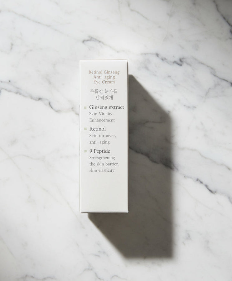 DumiDang Rice & Ginseng Duo Eye Care Set - Serum + Cream,  Brightens and Improves fine lines - Vita Rice Brightening Serum & Retinal Ginseng Anti-Aging Cream