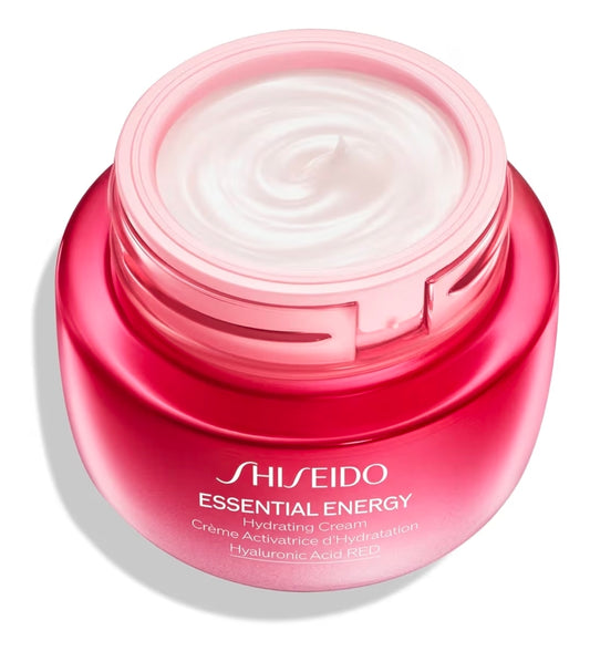Shiseido Essential Energy Hydrating Cream - Visibly Reduces the Look of Pores & Fine Lines With Hyaluronic Acid 24-Hour Hydration