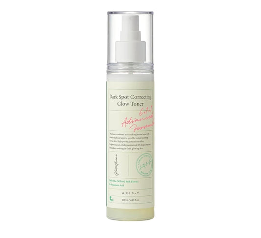 AXIS-Y Dark Spot Correcting Glow Toner - Brightening & Hydrating with 5% Niacinamide, Glutathione & Hyaluronic Acid - Exfoliator Toner for All Skin Types