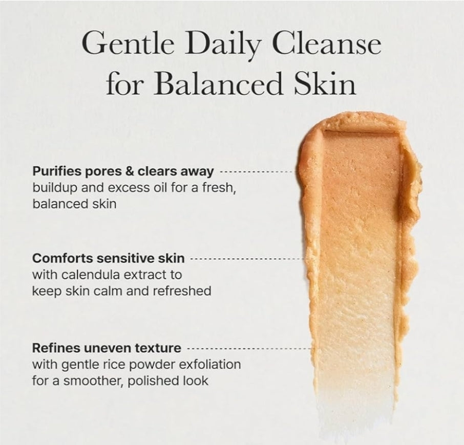 Arencia Calendula Rice Mochi Fresh Cleanser - Moisturizing, Brightening & Deep-Cleansing for Sensitive Skin