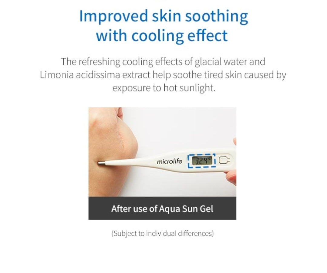 MISSHA All-Around Safe Block Aqua Sun Gel SPF50-+/ PA++++ - Lightweight, water-gel, hydrating formula