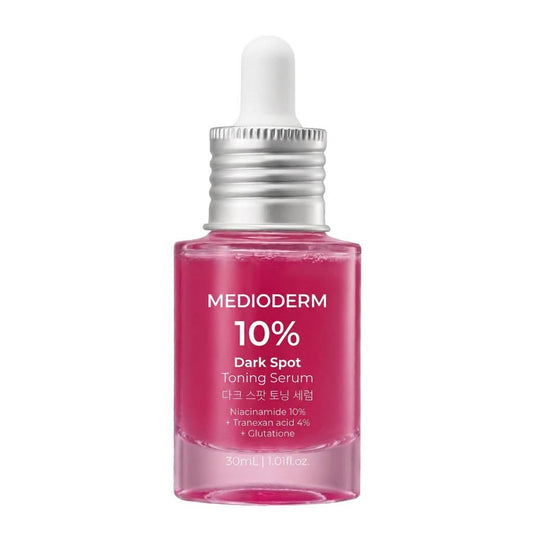 MEDIODERM Dark Spot Toning Serum - Strong and well-formulated brightening serum for dark spots & hyperpigmentation, acne marks, melasma, uneven skin tone