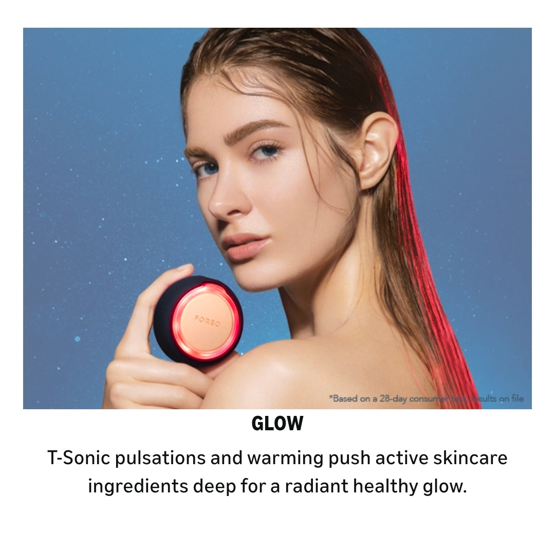 Foreo UFO 2 - Swedish Beauty Tech Power Mask - Supercharged LED Cooling/Warming 1 min Face Treatment - Microcurrent Face Moisturizer - Dark Spot & Acne Scar Treatment for Face - Anti Aging – Nourishing - Pearl Pink