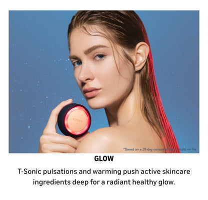 Foreo UFO 2 - Swedish Beauty Tech Power Mask - Supercharged LED Cooling/Warming 1 min Face Treatment - Microcurrent Face Moisturizer - Dark Spot & Acne Scar Treatment for Face - Anti Aging – Nourishing - Pearl Pink