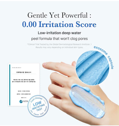 medicube Zero Pore Salicylic Acid Clear Capsule Cleansing Foam - Daily Gentle Cleanser with Exosome for Skin Texture, Blackhead & Pore Care, AHA, BHA & PHA for Deep Cleansing