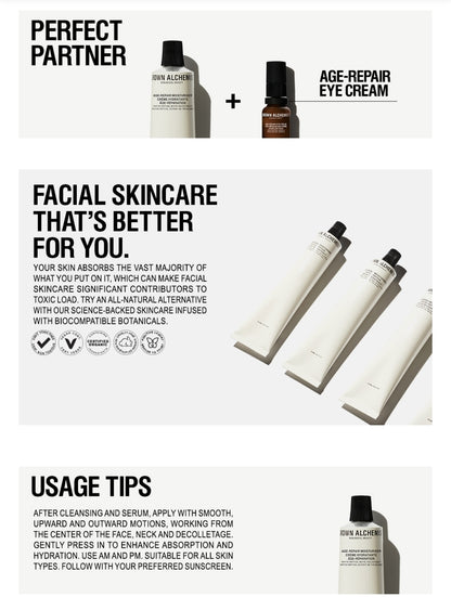 Grown Alchemist Age-Repair Moisturizer Face Cream - Deeply hydrating cream for skin rejuvenation