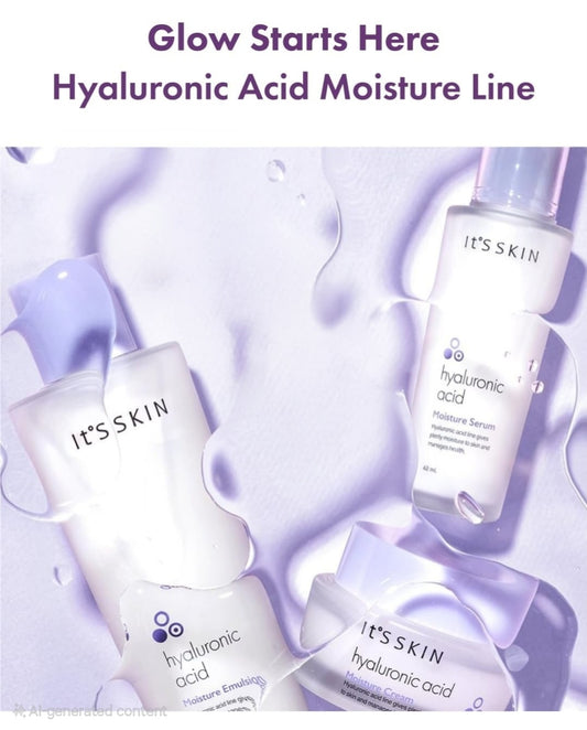 ITS SKIN Hyaluronic Acid Moisture - 3 Piece Skincare Set - Korean beauty for dry skin
