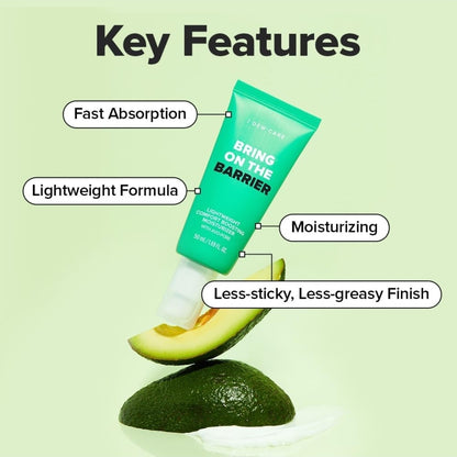 I DEW CARE Lightweight Boosting Moisturizer - Bring On The Barrier + 5 I DEW CARE Glass Skin Face Mask [SET] - Strengthening, Soothing, Balance Excess Sebum, Fast Absorption, Hydrating - For Combination Skin and Oily Skin