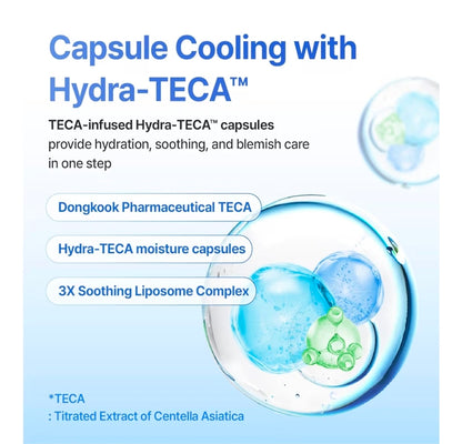 CENTELLIAN24 MADECA CREAM HYDRA CALMING – Cooling hydrating face cream designed to soothe irritation, control excess sebum, strengthen the skin barrier, and provide heat reactive calming moisture for sensitive and acne prone skin