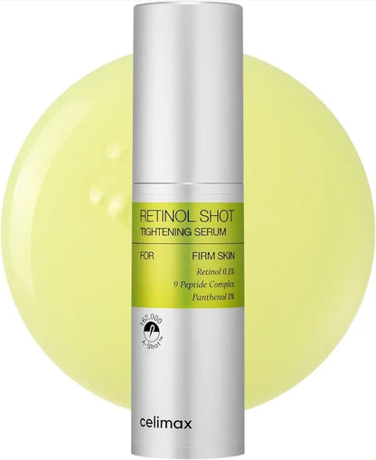 Celimax The Vita A Retinol Shot Tightening Serum - with Pure Vitamin A Retinol, Peptide, Pore Minimizer, Wrinkles & Fine Lines, Firmer Skin, Anti-Aging, Skin Smoothing