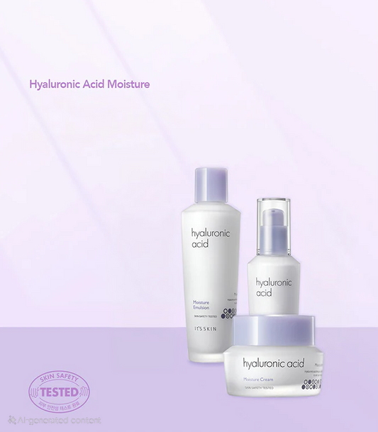 ITS SKIN Hyaluronic Acid Moisture - 3 Piece Skincare Set - Korean beauty for dry skin
