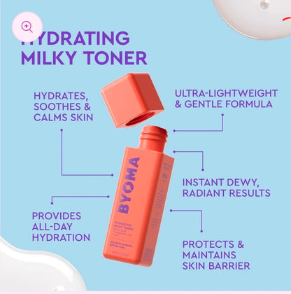 Byoma Milky Way Hydrating Heroes: Hidrata y restaura la piel. Con complejo de tricerámida.