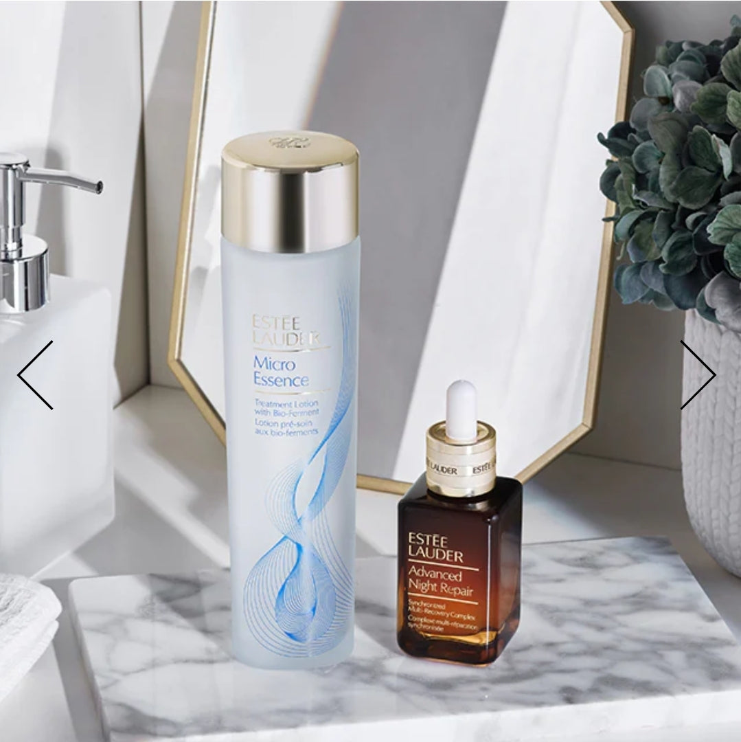 Estee Lauder Micro Essence
Treatment Lotion Toner with Bio-Ferment - Dryness, dehydration, Fine dry lines, pores, Redness and irritation