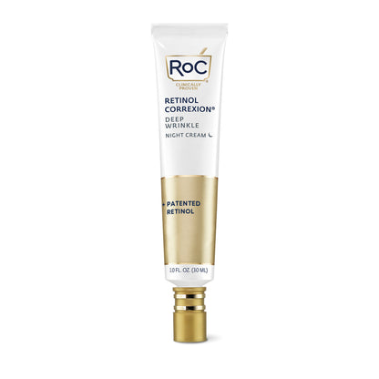 RoC Hydration+ Serum & RETINOL CORREXION Deep Wrinkle Night Cream - Antiaging Set