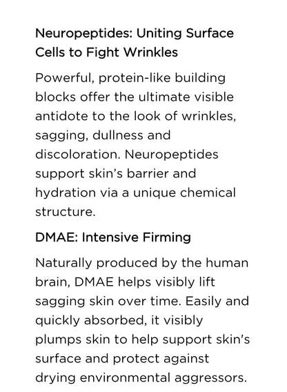 Hidratante reafirmante con neuropéptidos Perricone MD - Producto de lujo
