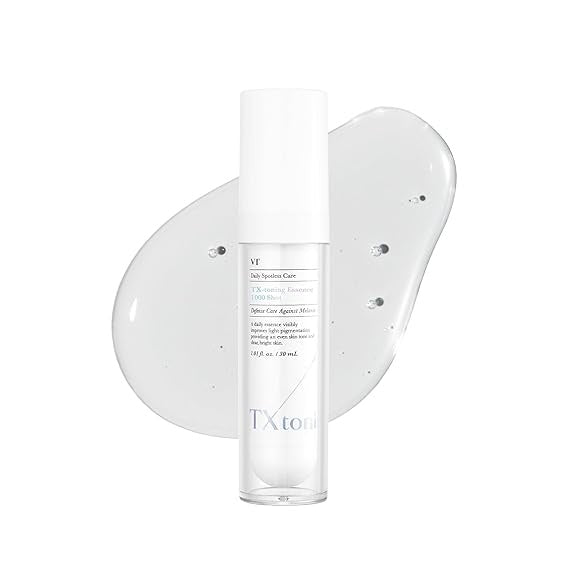 VT COSMETICS TX Toning Essence 1000 Shot - Tranexamic Acid (TXA) Serum with Niacinamide, Glutathione for Radiant Glass Skin Face, Dark Spots, Sun Spots, Age Spots, Acne Scar