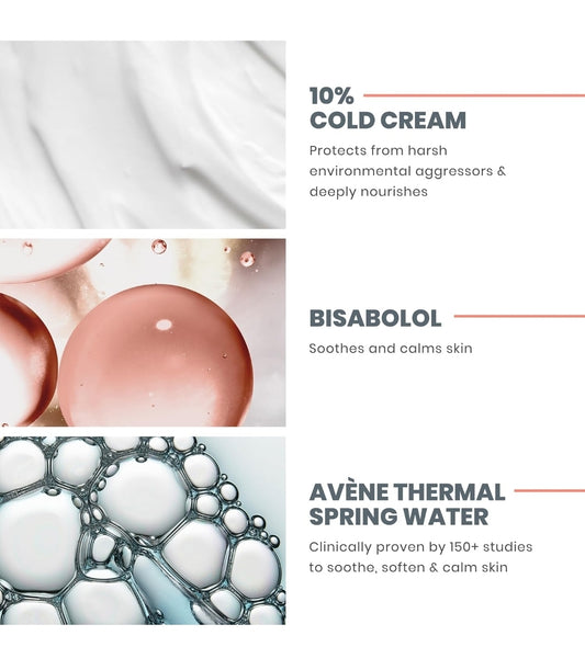 Avene Cold Cream Concentrated Hand Cream - Quick Absorbing for Dry Chapped Hands 1.6 Oz