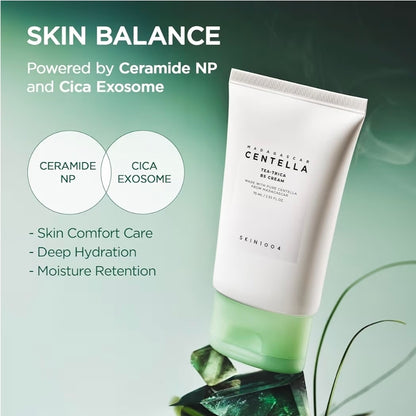 SKIN1004 Crema Tea-Trica B5 - Hidratante con Centella Asiática y Pantenol B5, Crema hidratante en gel para calmar e hidratar, Crema de Cica con Árbol de Té y Centella, Cuidado de la piel coreano