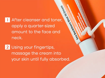 PURITO Sea Buckthorn Vital 70 Cream - Evens up and visibly smooth skin’s texture, reduce wrinkles