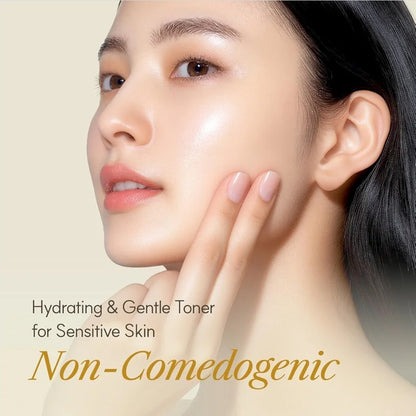 The Face Shop Ginseng Glow Essence Toner - Improves Skin Elasticity, Glowy Finish, for Dull & Dry Skin, with Korean Ginseng, Anti Aging
