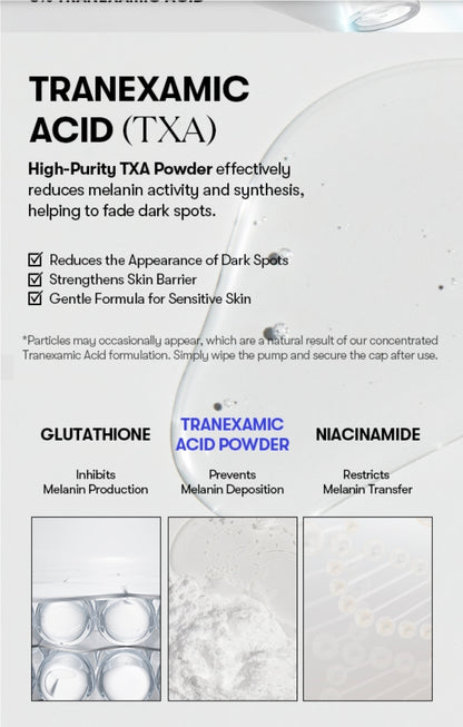 VT COSMETICS TX Toning Essence 1000 Shot - Tranexamic Acid (TXA) Serum with Niacinamide, Glutathione for Radiant Glass Skin Face, Dark Spots, Sun Spots, Age Spots, Acne Scar