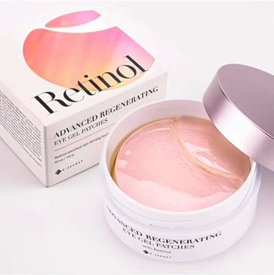 K-SECRET Retinol Advanced Regenerating Eye Gel Patches -  Under Eye Masks for Anti-Wrinkles, Anti-Aging, Dark Circles, Puffiness
