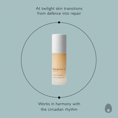 Omorovicza Midnight Renewal - Advanced overnight serum with Retinal and Bio Retinoid Mediterranean Microalgae to deliver visible results by morning