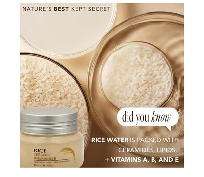 Crema hidratante con ceramidas de arroz de The Face Shop