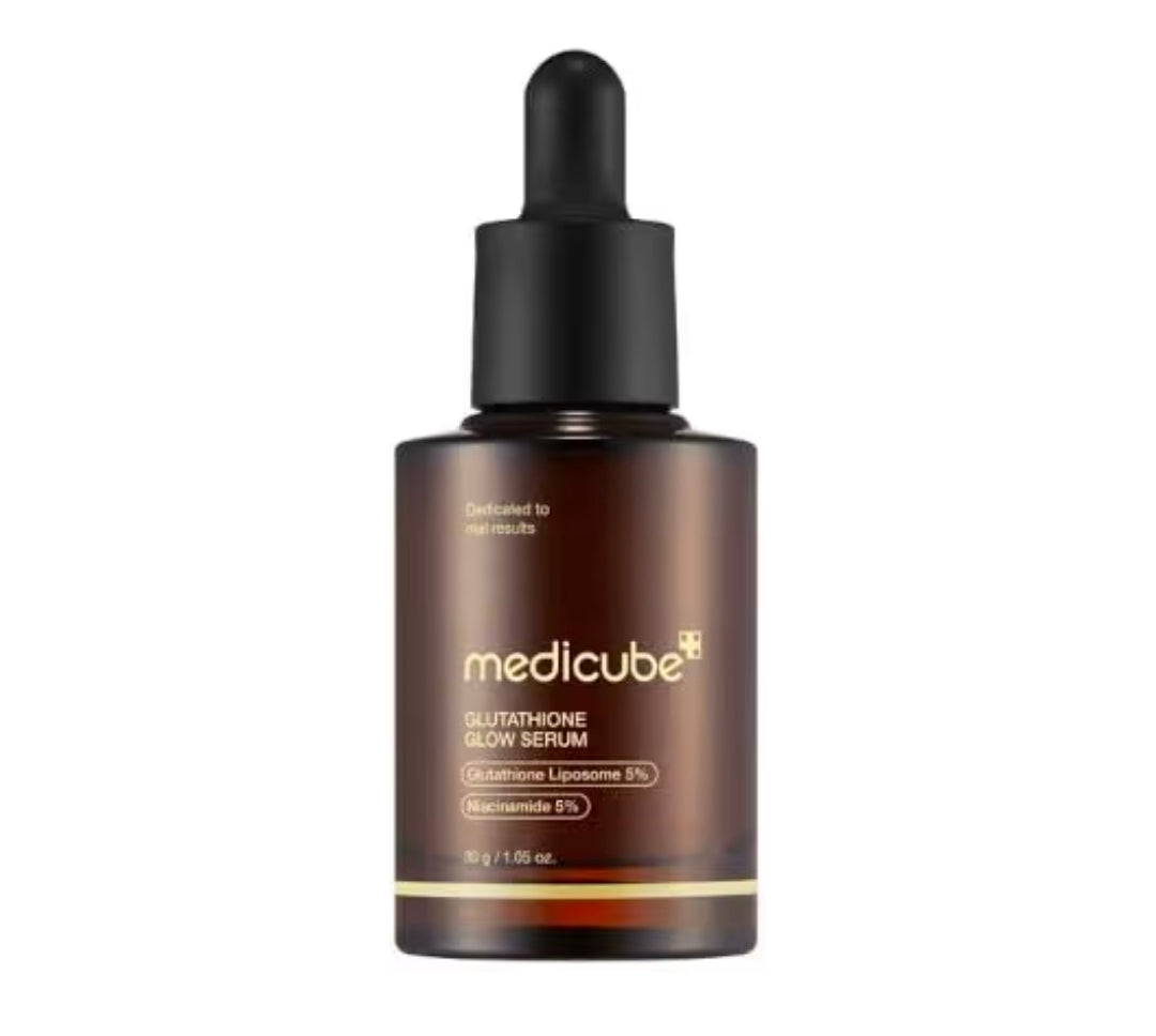 medicube AGE-R Glutathione Glow Serum - Antioxidant & Elasticity Care Serum for 24Hr Pure Radiance, Daily Use for Youthful Skin