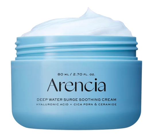 Arencia Deep Water Surge Soothing Cream with Hyaluronic Acid, Cica PDRN and Ceramide