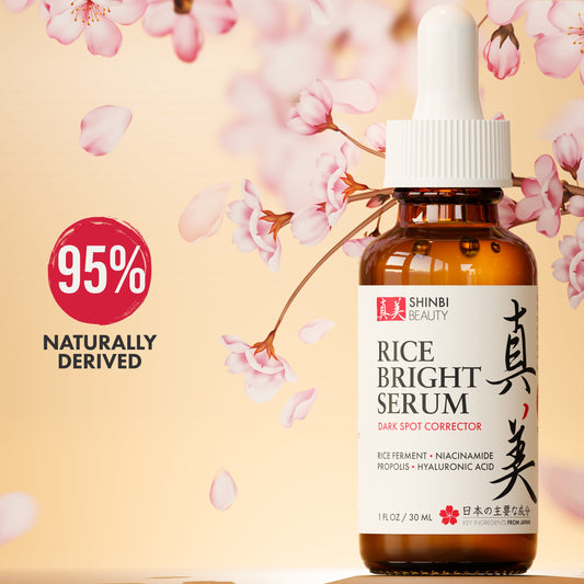 Suero iluminador de arroz Shinbi Beauty