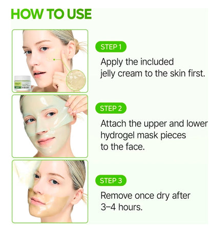 Dr.Melaxin CACTOX DE-PUFFING PORE TOX GEL MASK - 1 Mask - with Cactus Cooling Reduce Puffiness & Pore Tightening for Visible Pore Care Skin Repair