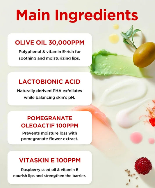 TOCOBO Vita Glazed Lip Mask – Vegan Overnight Lip Sleeping Mask for Dry, Chapped Lips, PHA (Lactobionic Acid) Gentle Exfoliation, Non-Sticky Glazed Balm