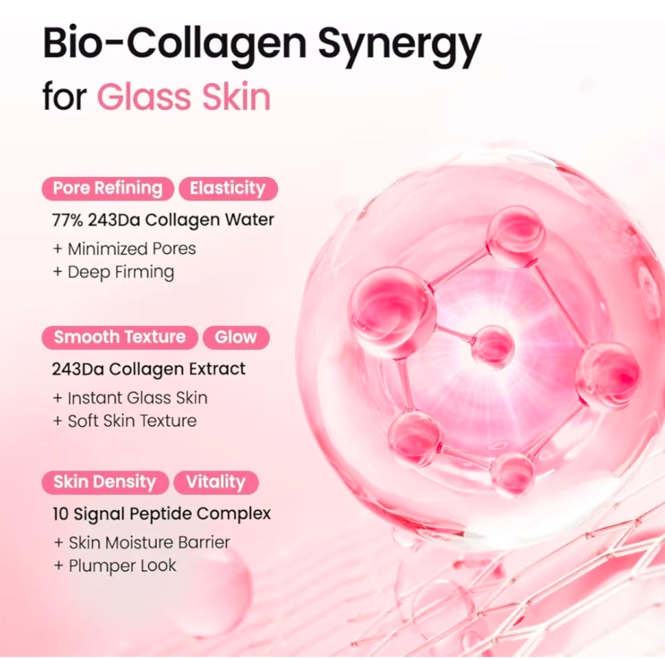 BIODANCE Collagen Peptides Jelly Serum Mist - Hydrating Face Mist, Plumping, Anti-Aging Face Spray, Sprayable Hydrogel