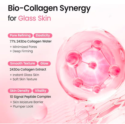 BIODANCE Collagen Peptides Jelly Serum Mist - Hydrating Face Mist, Plumping, Anti-Aging Face Spray, Sprayable Hydrogel