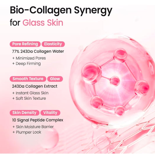 BIODANCE Collagen Peptides Jelly Serum Mist - Hydrating Face Mist, Plumping, Anti-Aging Face Spray, Sprayable Hydrogel