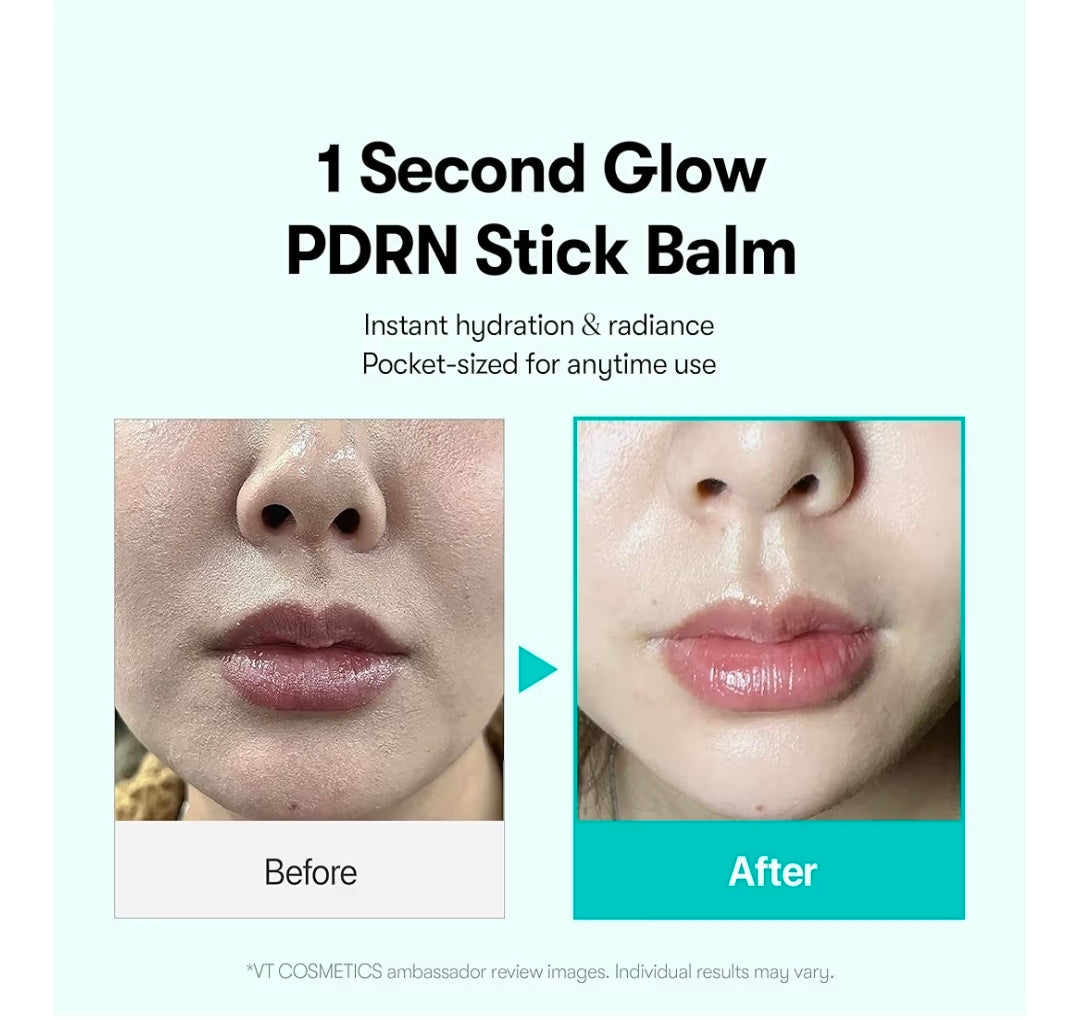 VT COSMETICS PDRN Essence Stick Balm - PDRN Collagen Multi Wrinkle Stick, All-in-One Eye & Neck Treatment, Glow Makeup Base & Face Treatment Balm, Plumping, Fine Lines