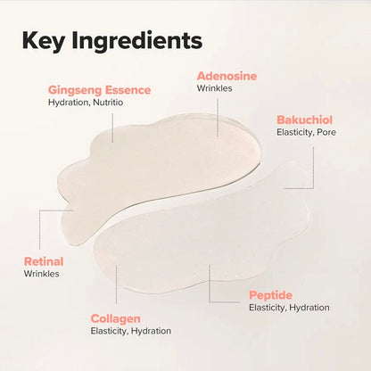 Parches para ojeras Beauty of Joseon Revive con retina y ginseng: mascarillas con péptidos de colágeno para bolsas y bolsas debajo de los ojos (30 pares)