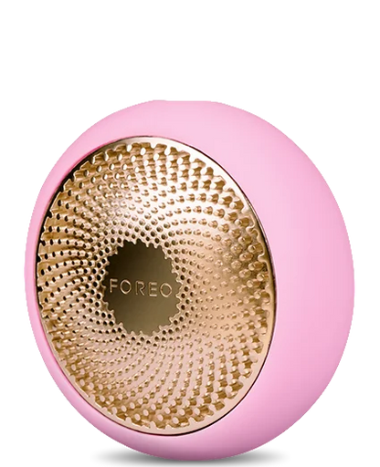 Foreo UFO 2 - Swedish Beauty Tech Power Mask - Supercharged LED Cooling/Warming 1 min Face Treatment - Microcurrent Face Moisturizer - Dark Spot & Acne Scar Treatment for Face - Anti Aging – Nourishing - Pearl Pink