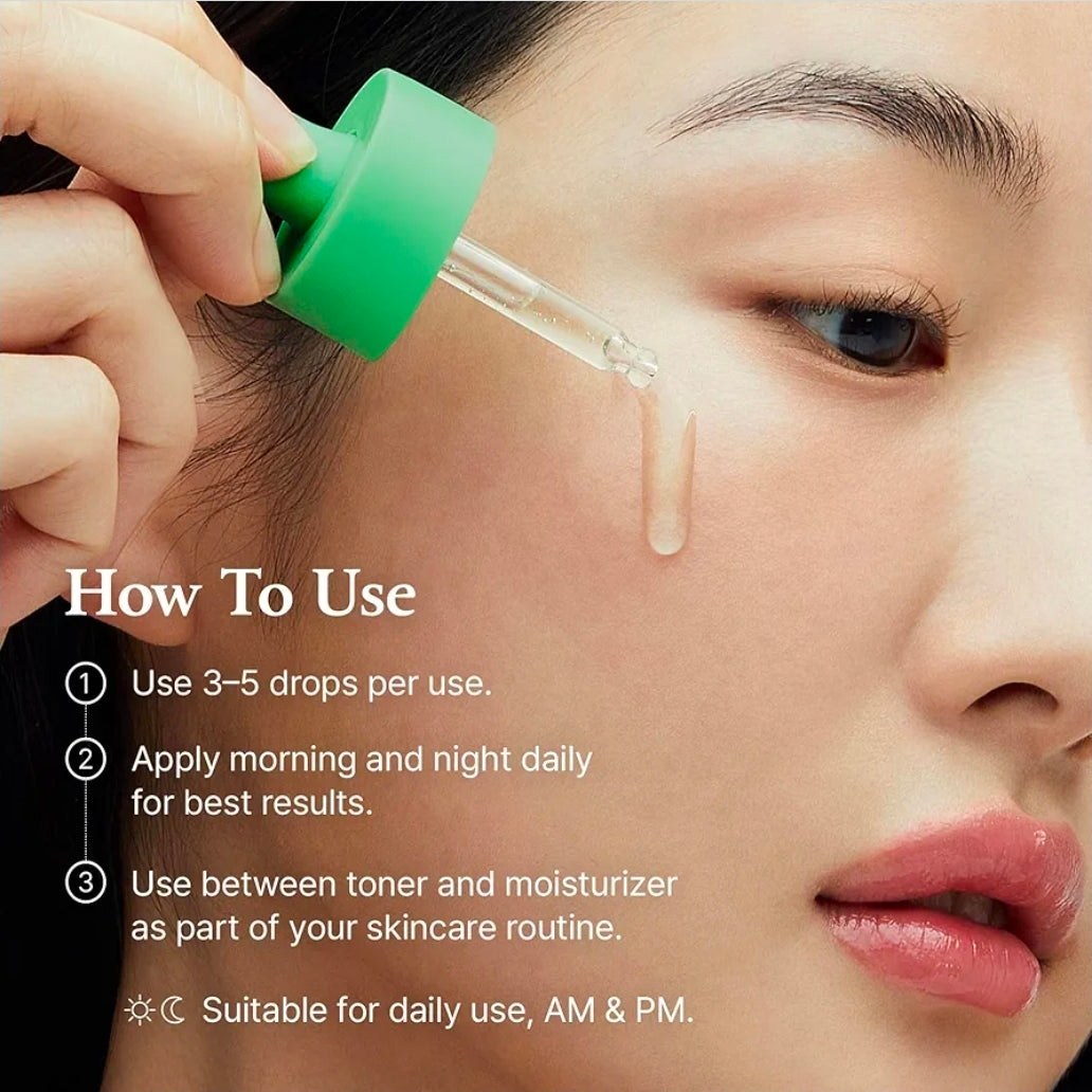 FULLY Green Tomato Serum - Pore Tightening with 67% Green Tomato Extract, Vit C and PHA, Elasticity Boosting and Skin Moisturization, Fragrance Free, Vegan