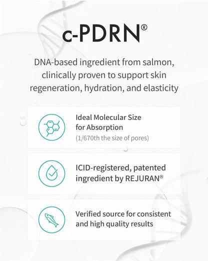 REJURAN Turnover Mask – Premium Care with c-PDRN. Original Salmon DNA Daily Mask for Firming, Hydration, Repairing & Revitalizing. Youthful Radiant Skin - 1 Mask