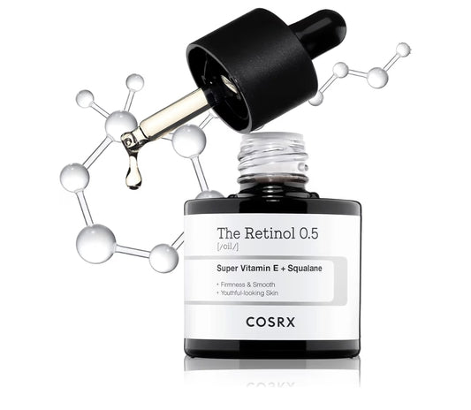 COSRX Retinol 0.5 Oil -  Anti-aging Serum with 0.5% Retinoid Treatment for Face, Reduce Wrinkles, Fine Lines, Gentle Skincare for Day & Night